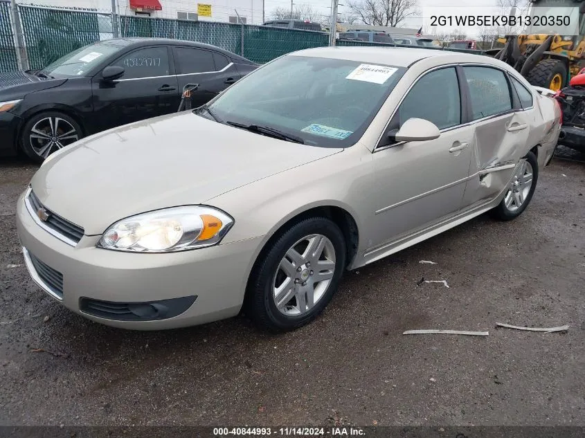 2011 Chevrolet Impala Lt VIN: 2G1WB5EK9B1320350 Lot: 40844993