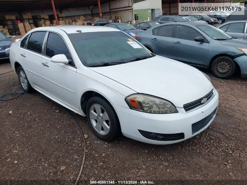 2G1WG5EK6B1176175 2011 Chevrolet Impala Lt