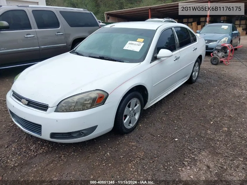 2G1WG5EK6B1176175 2011 Chevrolet Impala Lt