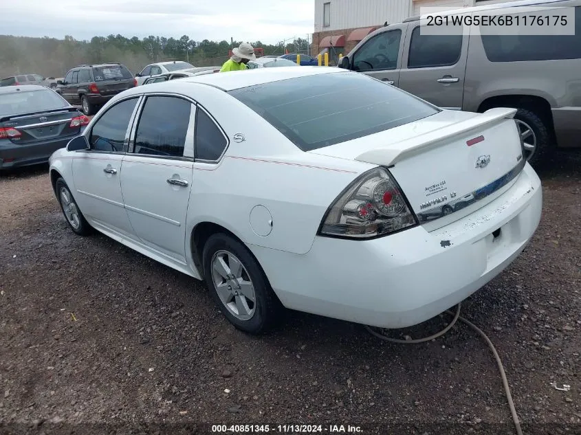 2G1WG5EK6B1176175 2011 Chevrolet Impala Lt