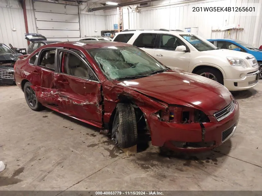 2011 Chevrolet Impala Lt VIN: 2G1WG5EK4B1265601 Lot: 40853779