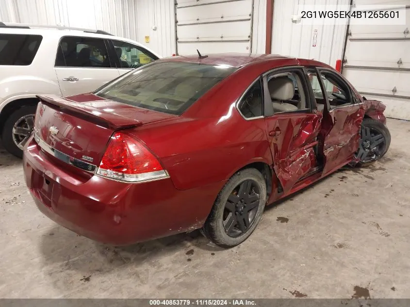 2011 Chevrolet Impala Lt VIN: 2G1WG5EK4B1265601 Lot: 40853779