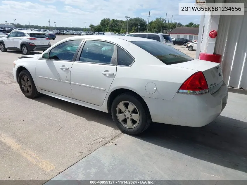 2011 Chevrolet Impala Lt VIN: 2G1WG5EK6B1234656 Lot: 40855127