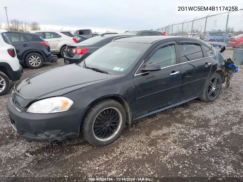 2011 Chevrolet Impala Ltz VIN: 2G1WC5EM4B1174258 Lot: 40856194