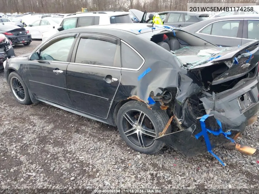 2011 Chevrolet Impala Ltz VIN: 2G1WC5EM4B1174258 Lot: 40856194