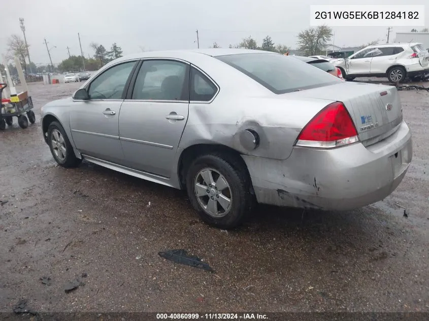 2G1WG5EK6B1284182 2011 Chevrolet Impala Lt