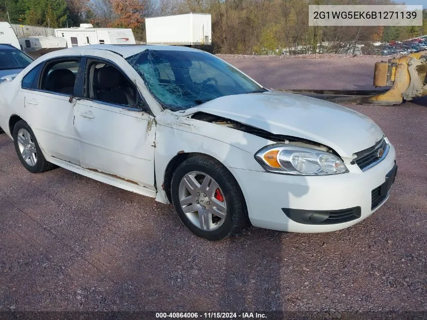 2011 Chevrolet Impala Lt VIN: 2G1WG5EK6B1271139 Lot: 40864006