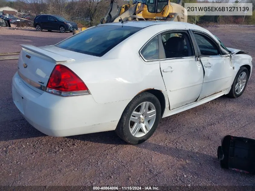 2011 Chevrolet Impala Lt VIN: 2G1WG5EK6B1271139 Lot: 40864006