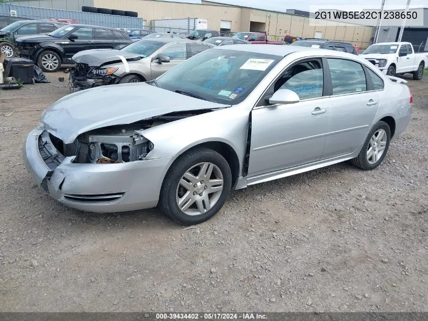 2G1WB5E32C1238650 2012 Chevrolet Impala Lt