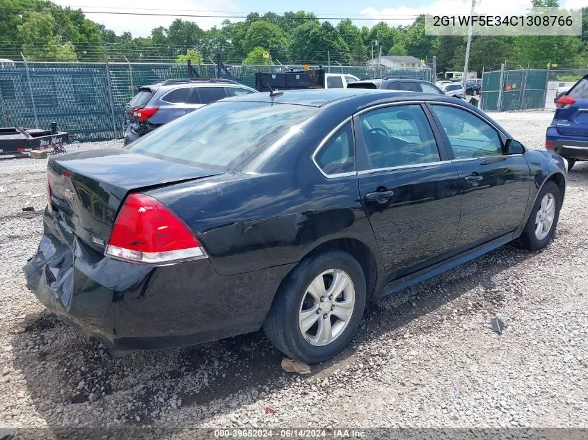 2012 Chevrolet Impala Ls VIN: 2G1WF5E34C1308766 Lot: 39652024