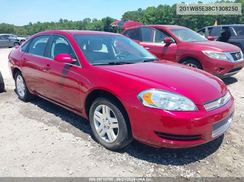 2012 Chevrolet Impala Lt VIN: 2G1WB5E38C1308250 Lot: 39710750