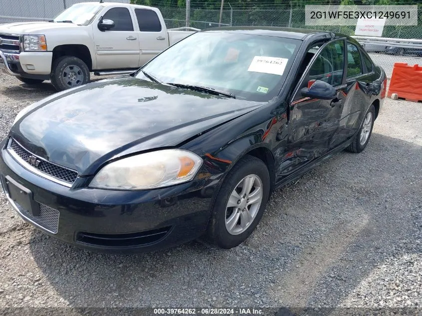 2012 Chevrolet Impala Ls VIN: 2G1WF5E3XC1249691 Lot: 39764262