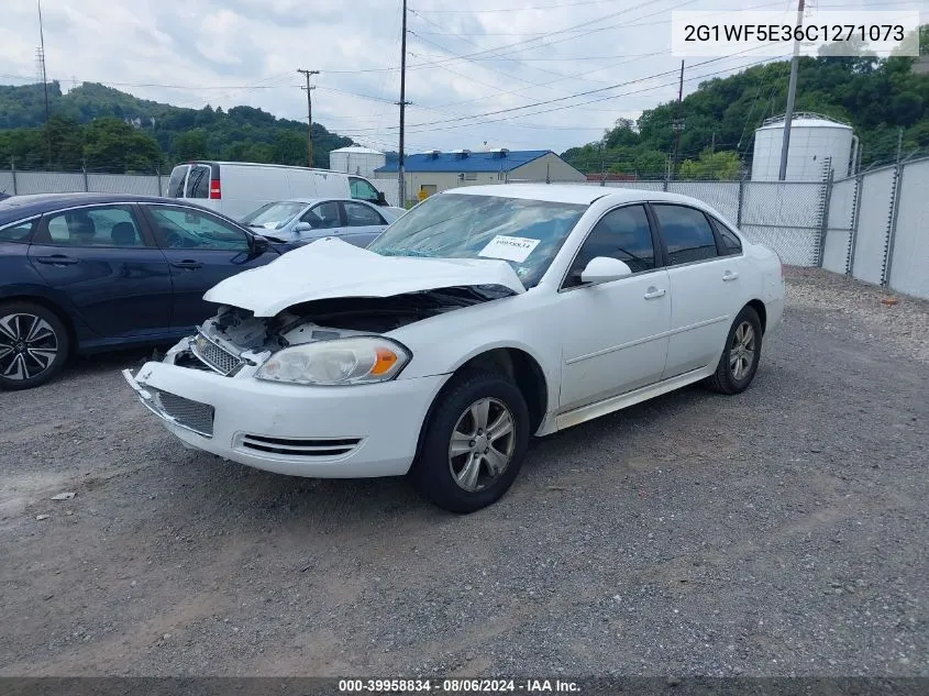 2012 Chevrolet Impala Ls VIN: 2G1WF5E36C1271073 Lot: 39958834