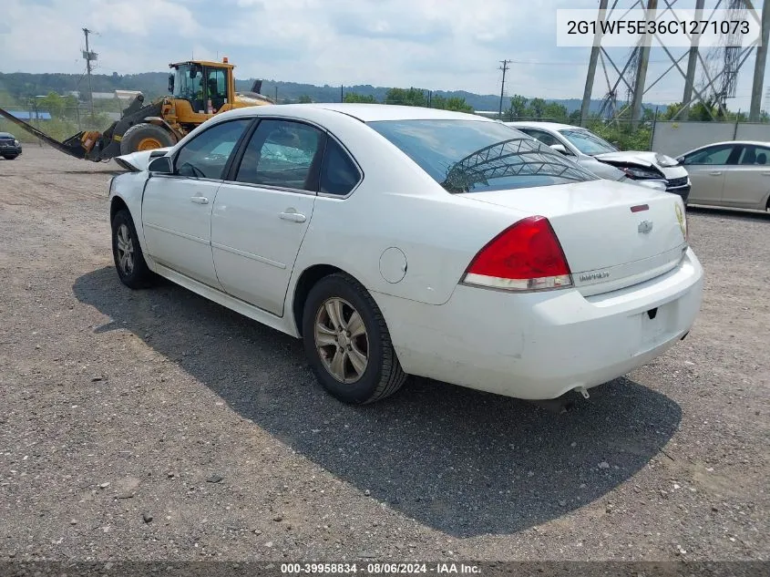 2012 Chevrolet Impala Ls VIN: 2G1WF5E36C1271073 Lot: 39958834