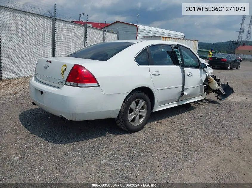 2012 Chevrolet Impala Ls VIN: 2G1WF5E36C1271073 Lot: 39958834