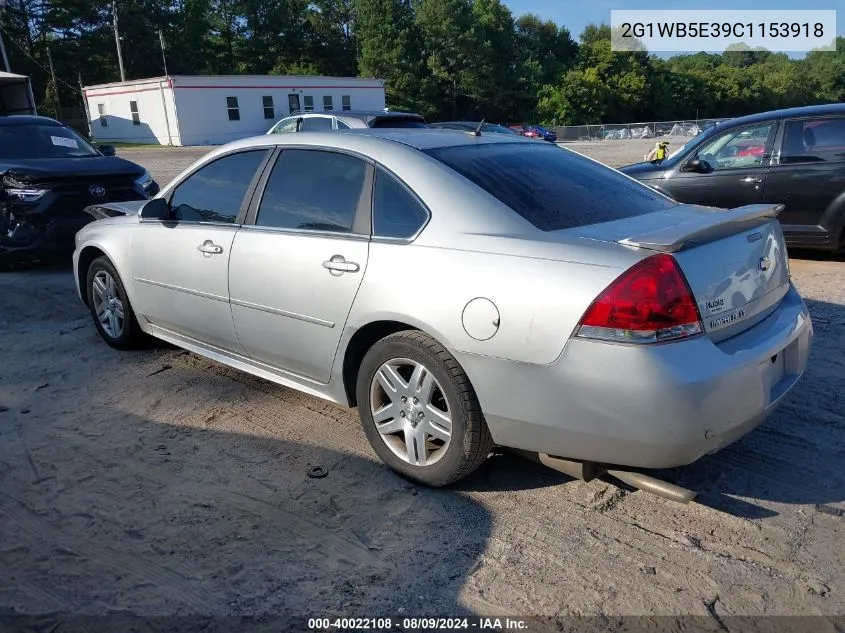 2G1WB5E39C1153918 2012 Chevrolet Impala Lt