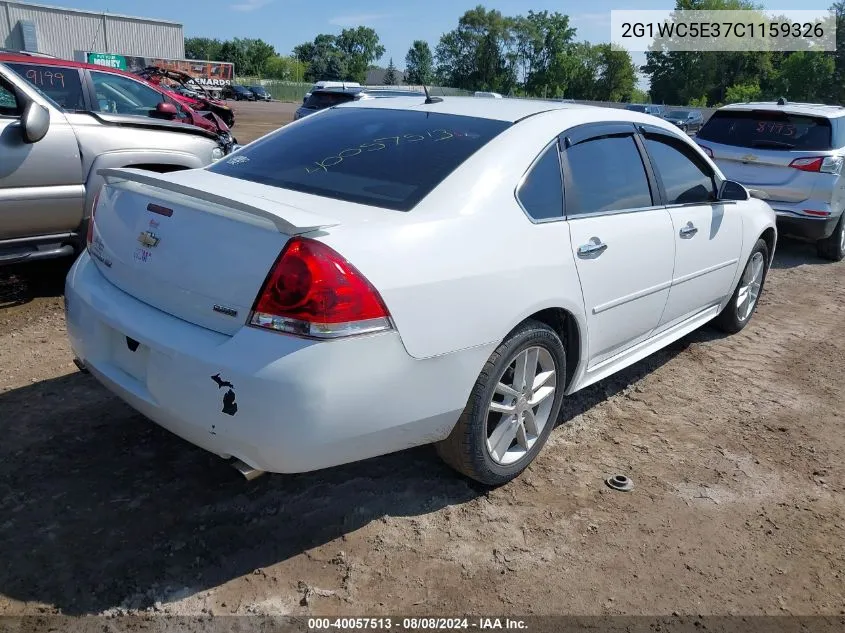 2012 Chevrolet Impala Ltz VIN: 2G1WC5E37C1159326 Lot: 40057513