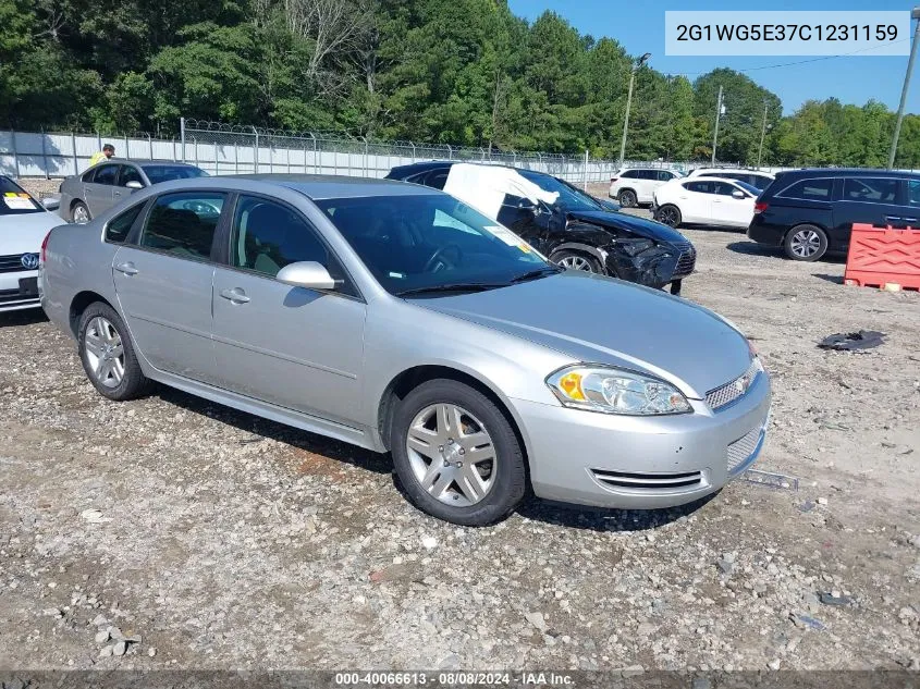 2012 Chevrolet Impala Lt VIN: 2G1WG5E37C1231159 Lot: 40066613