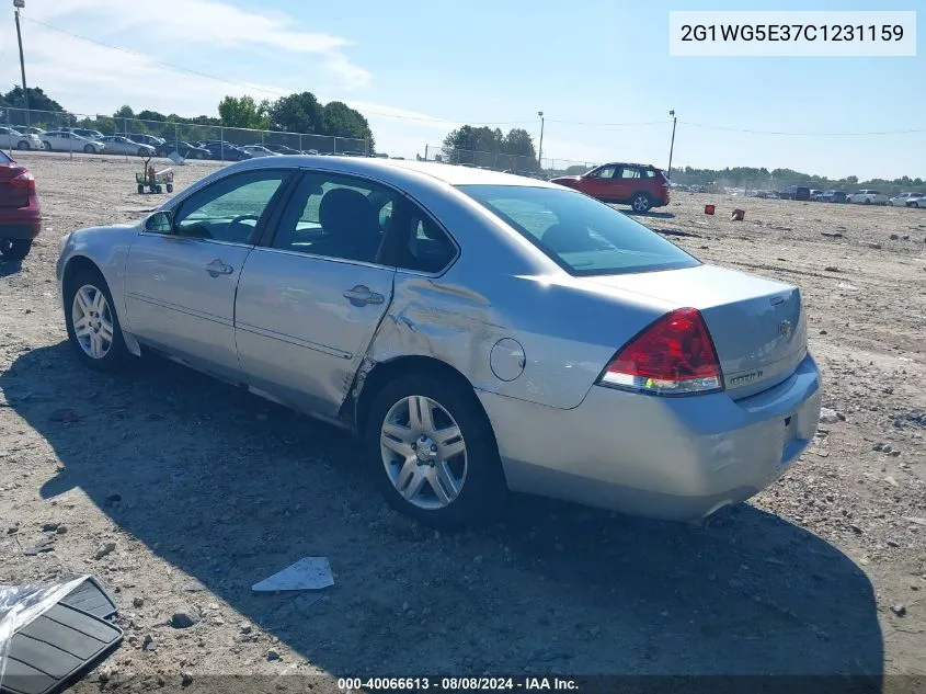 2012 Chevrolet Impala Lt VIN: 2G1WG5E37C1231159 Lot: 40066613