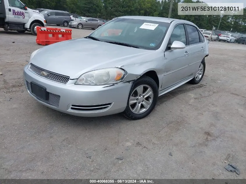 2G1WF5E31C1281011 2012 Chevrolet Impala Ls