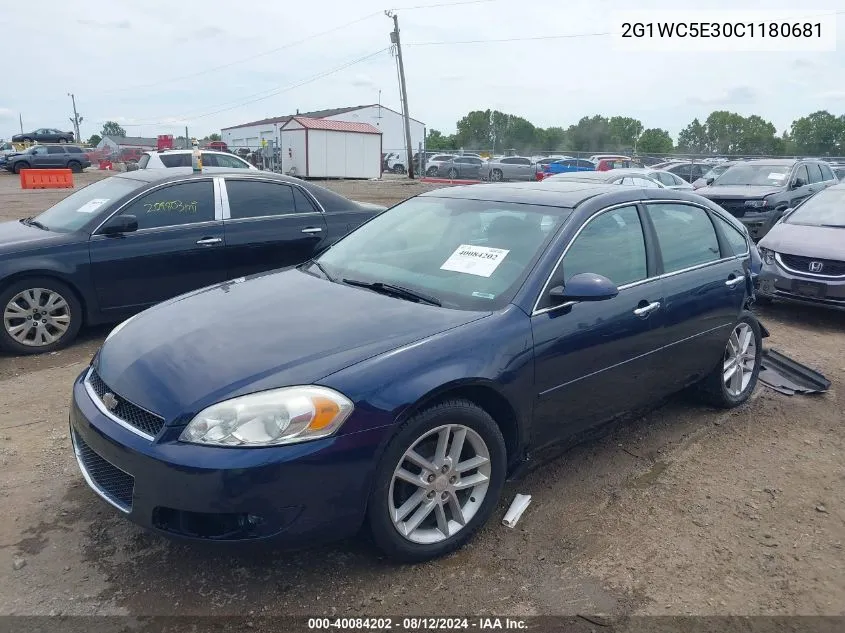 2012 Chevrolet Impala Ltz VIN: 2G1WC5E30C1180681 Lot: 40084202