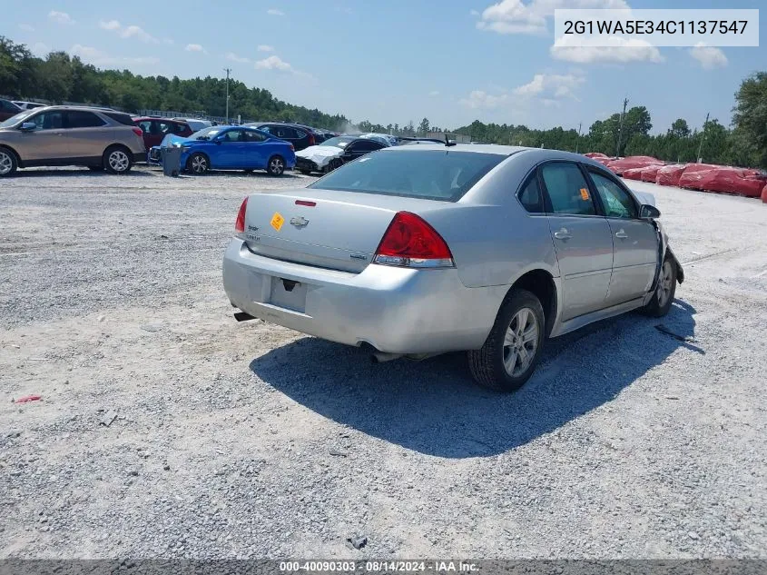 2012 Chevrolet Impala Ls VIN: 2G1WA5E34C1137547 Lot: 40090303