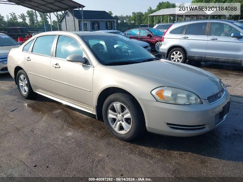 2G1WA5E32C1184088 2012 Chevrolet Impala Ls