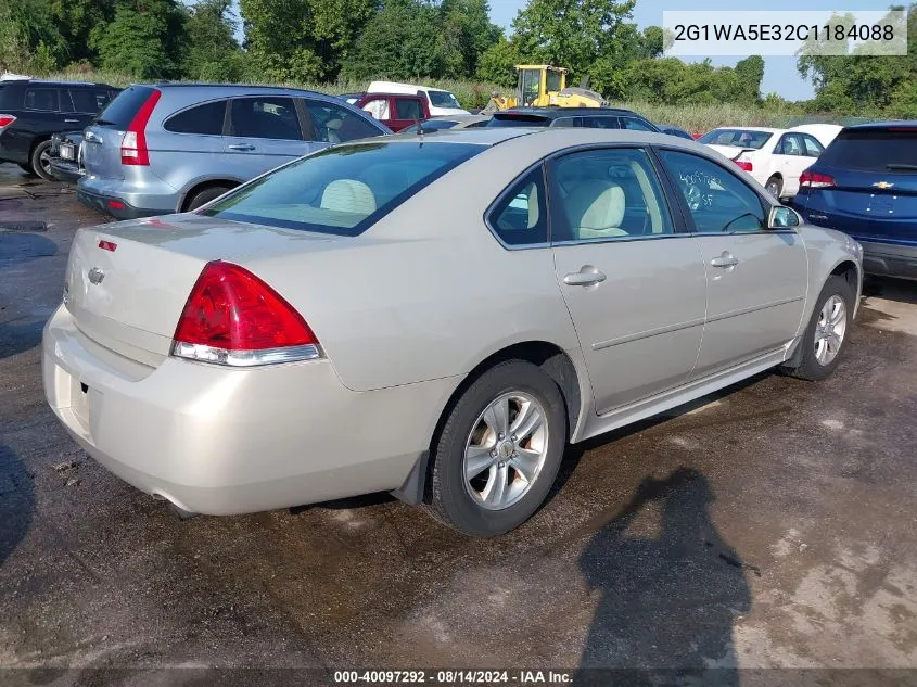 2012 Chevrolet Impala Ls VIN: 2G1WA5E32C1184088 Lot: 40097292