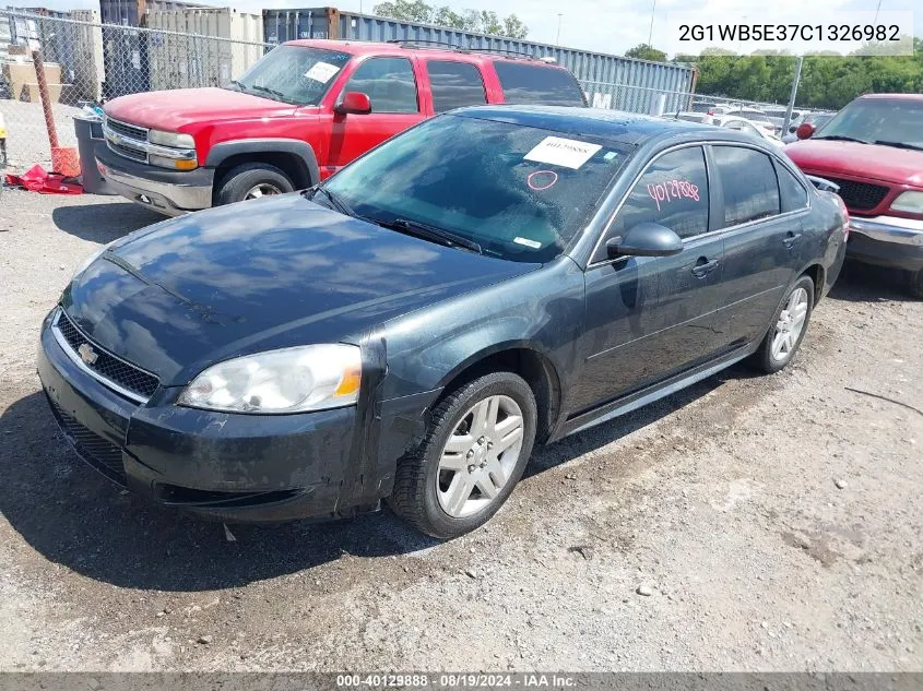 2012 Chevrolet Impala Lt VIN: 2G1WB5E37C1326982 Lot: 40129888