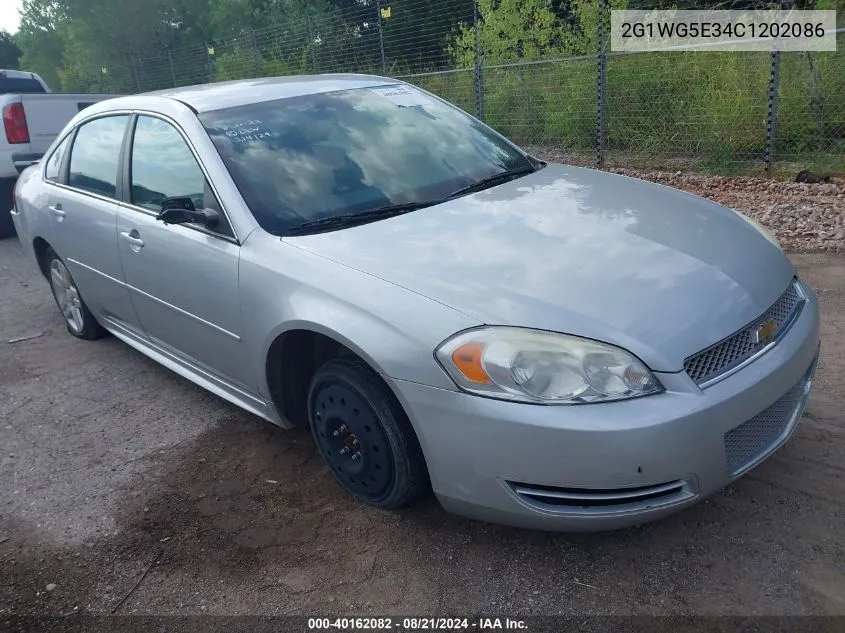 2012 Chevrolet Impala Lt VIN: 2G1WG5E34C1202086 Lot: 40162082