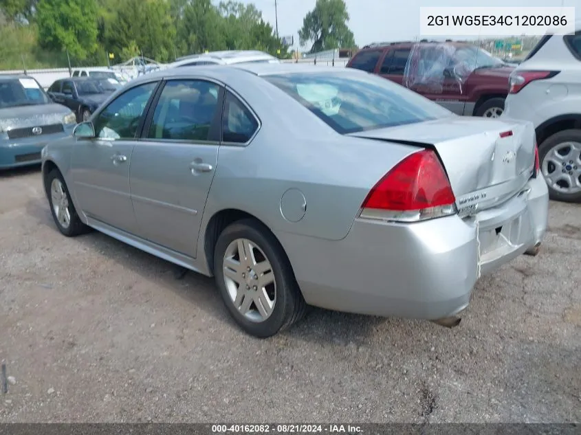 2012 Chevrolet Impala Lt VIN: 2G1WG5E34C1202086 Lot: 40162082