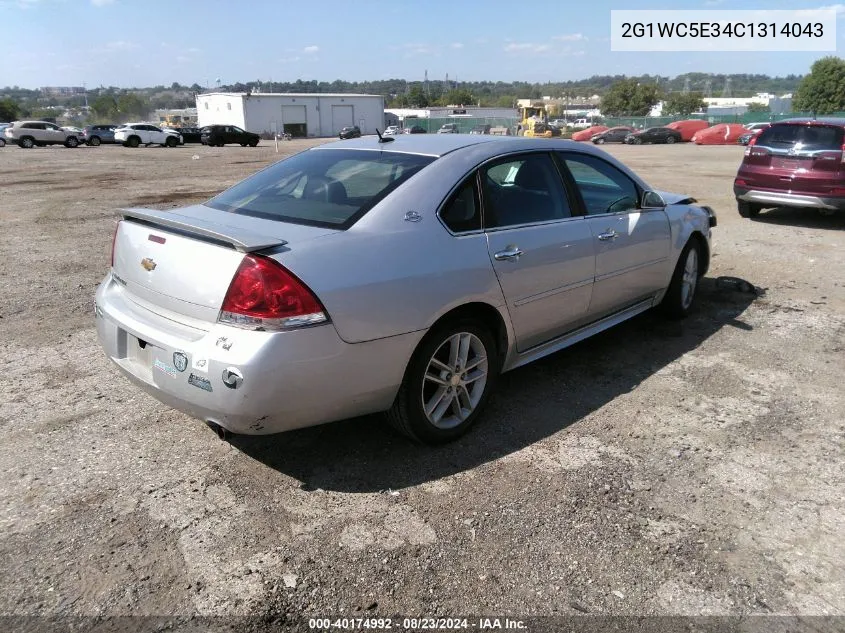 2012 Chevrolet Impala Ltz VIN: 2G1WC5E34C1314043 Lot: 40174992