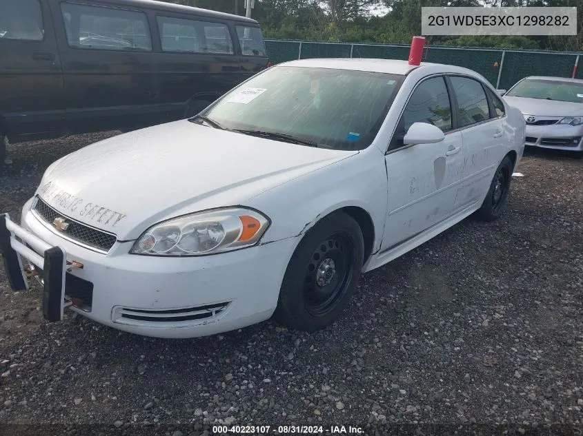 2012 Chevrolet Impala Police VIN: 2G1WD5E3XC1298282 Lot: 40223107