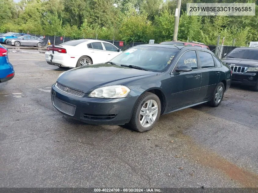 2012 Chevrolet Impala Lt VIN: 2G1WB5E33C1196585 Lot: 40224708