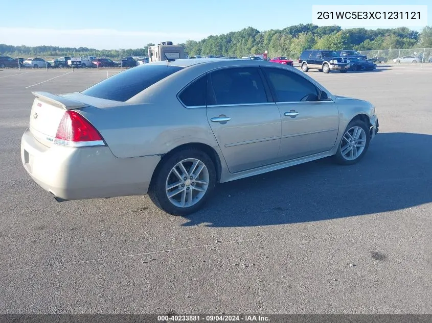 2012 Chevrolet Impala Ltz VIN: 2G1WC5E3XC1231121 Lot: 40233881