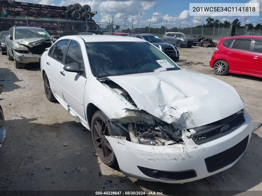 2012 Chevrolet Impala Ltz VIN: 2G1WC5E34C1141818 Lot: 40239647