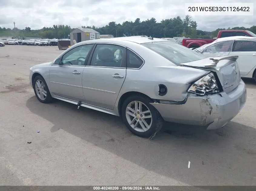 2012 Chevrolet Impala Ltz VIN: 2G1WC5E33C1126422 Lot: 40240208