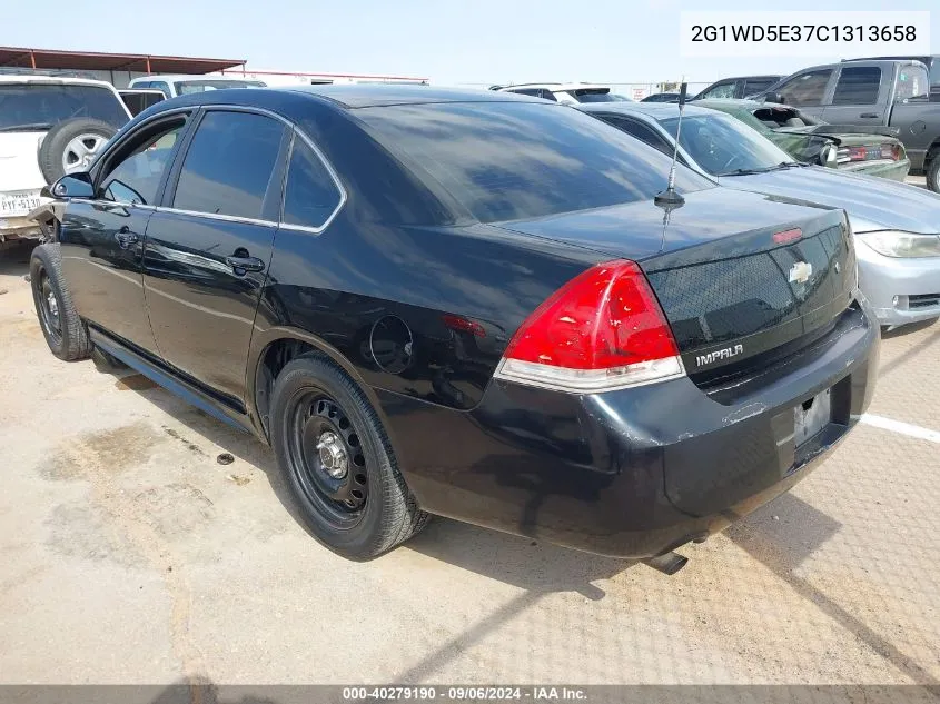 2012 Chevrolet Impala Police VIN: 2G1WD5E37C1313658 Lot: 40279190