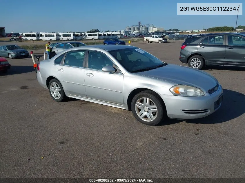 2012 Chevrolet Impala Lt VIN: 2G1WG5E30C1122347 Lot: 40280252