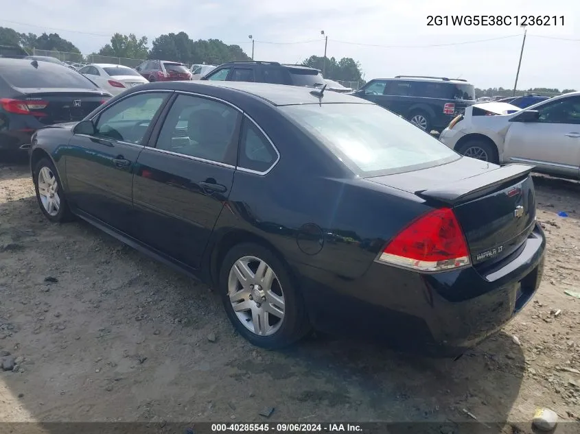 2012 Chevrolet Impala Lt VIN: 2G1WG5E38C1236211 Lot: 40285545