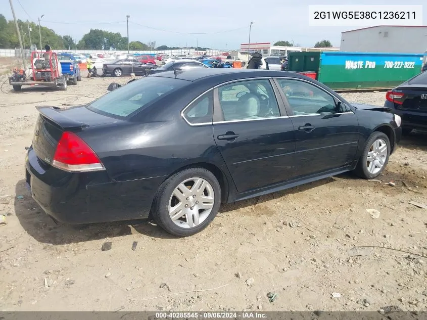 2012 Chevrolet Impala Lt VIN: 2G1WG5E38C1236211 Lot: 40285545