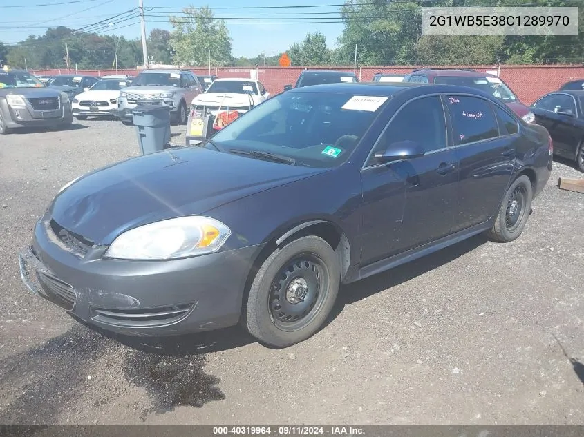 2012 Chevrolet Impala Lt VIN: 2G1WB5E38C1289970 Lot: 40319964