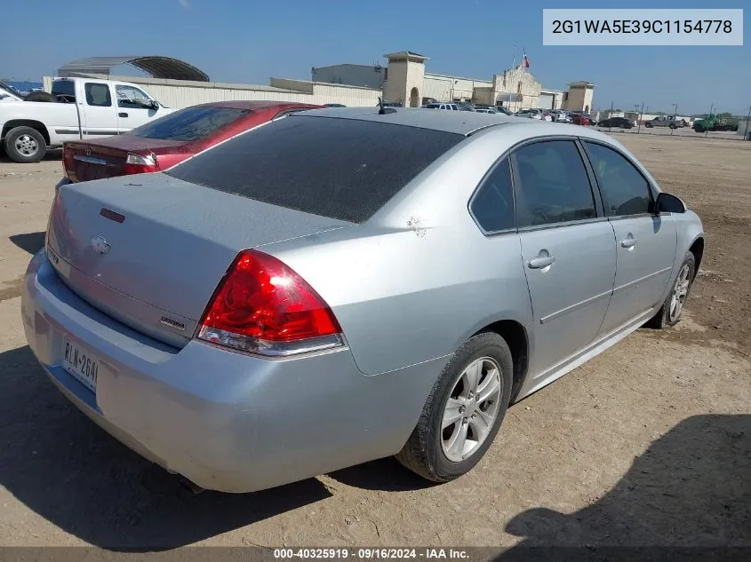 2G1WA5E39C1154778 2012 Chevrolet Impala Ls