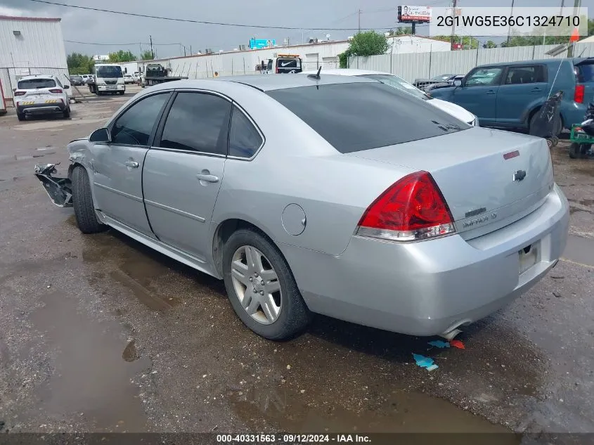 2012 Chevrolet Impala Lt VIN: 2G1WG5E36C1324710 Lot: 40331563