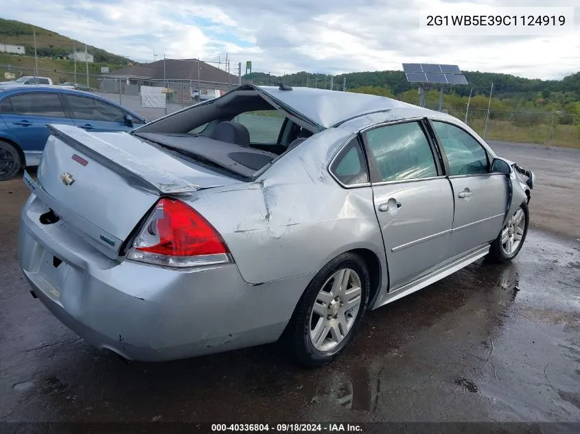 2012 Chevrolet Impala Lt VIN: 2G1WB5E39C1124919 Lot: 40336804