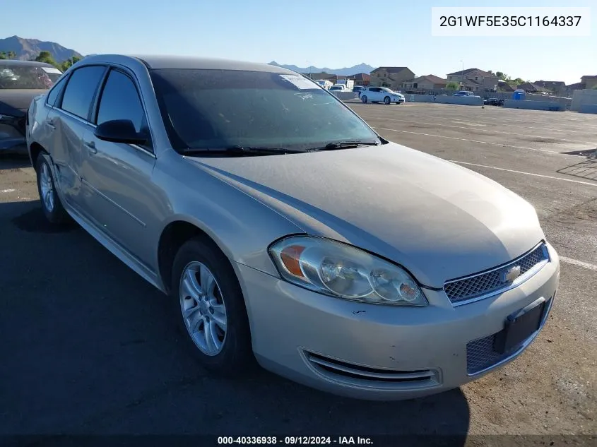 2012 Chevrolet Impala Ls VIN: 2G1WF5E35C1164337 Lot: 40336938