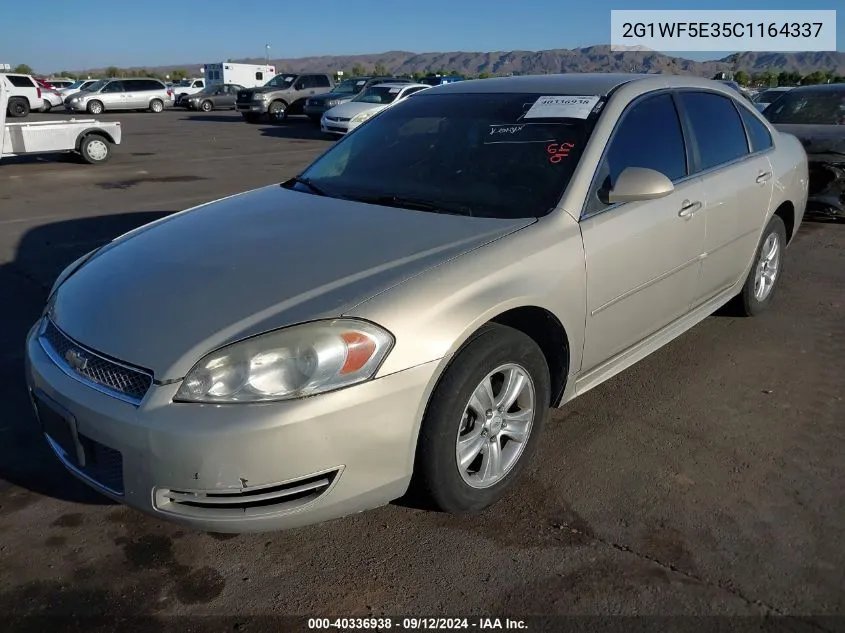 2012 Chevrolet Impala Ls VIN: 2G1WF5E35C1164337 Lot: 40336938