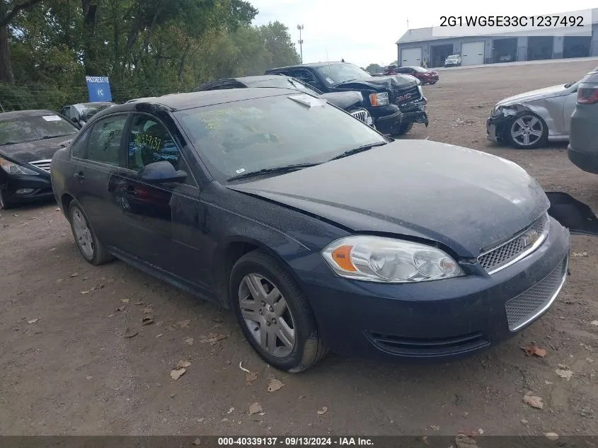 2012 Chevrolet Impala Lt VIN: 2G1WG5E33C1237492 Lot: 40339137