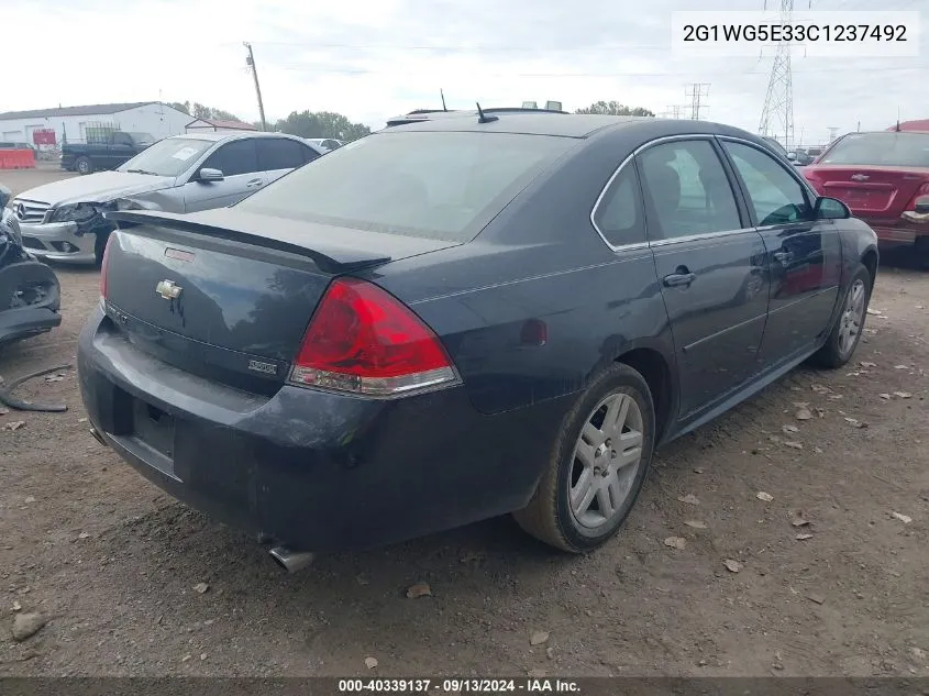 2012 Chevrolet Impala Lt VIN: 2G1WG5E33C1237492 Lot: 40339137