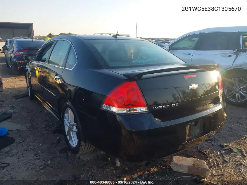 2012 Chevrolet Impala Ltz VIN: 2G1WC5E38C1305670 Lot: 40346083